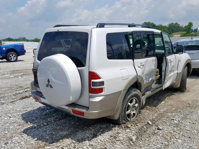 JA4MW51R72J057166 - 2002 MITSUBISHI MONTERO LI WHITE photo 4