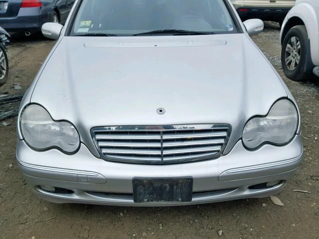 WDBRF61J83F344661 - 2003 MERCEDES-BENZ C 240 SILVER photo 7