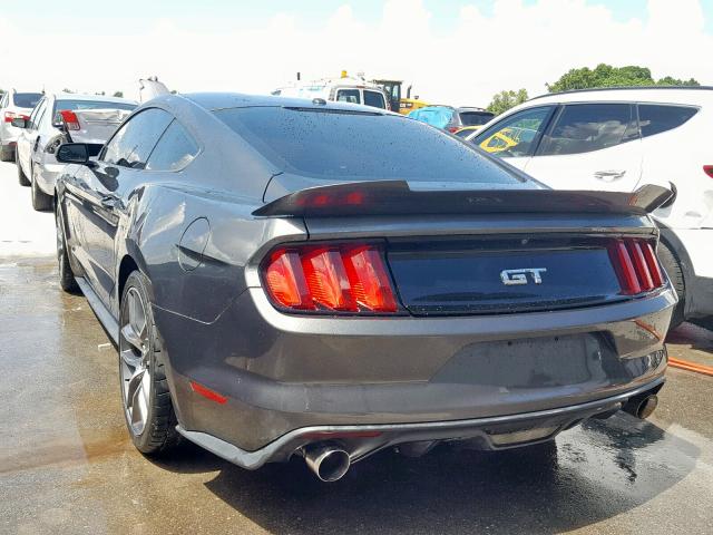 1FA6P8CF2G5271794 - 2016 FORD MUSTANG GT GRAY photo 3