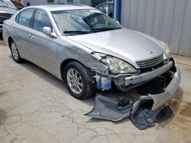 JTHBF30G230088221 - 2003 LEXUS ES 300 SILVER photo 1