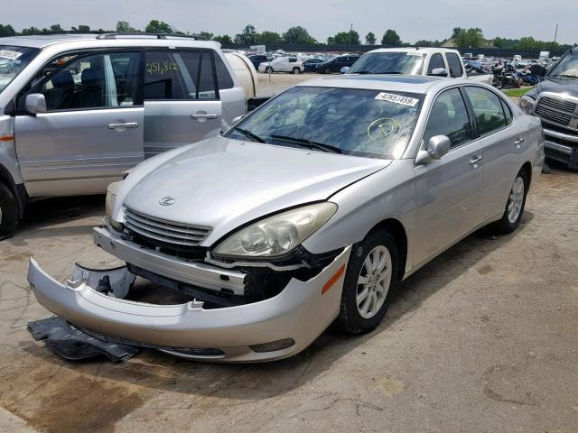 JTHBF30G230088221 - 2003 LEXUS ES 300 SILVER photo 2