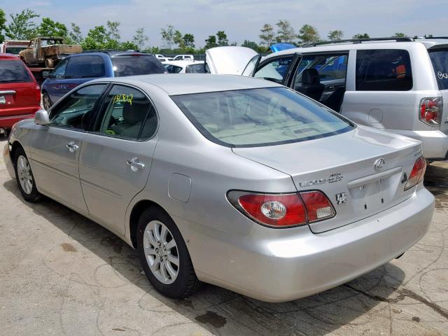 JTHBF30G230088221 - 2003 LEXUS ES 300 SILVER photo 3