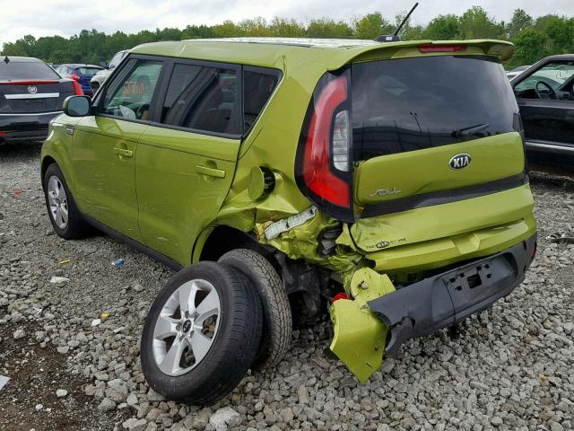 KNDJN2A22J7892357 - 2018 KIA SOUL GREEN photo 3