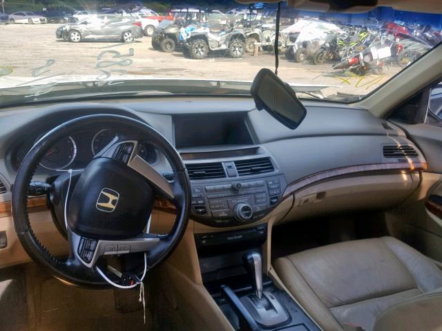 5KBCP3F86AB003996 - 2010 HONDA ACCORD EXL WHITE photo 9