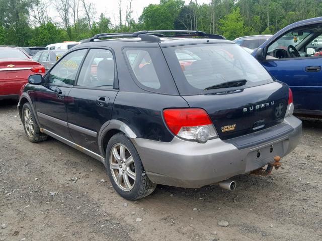 JF1GG68575H803481 - 2005 SUBARU IMPREZA OU BLACK photo 3