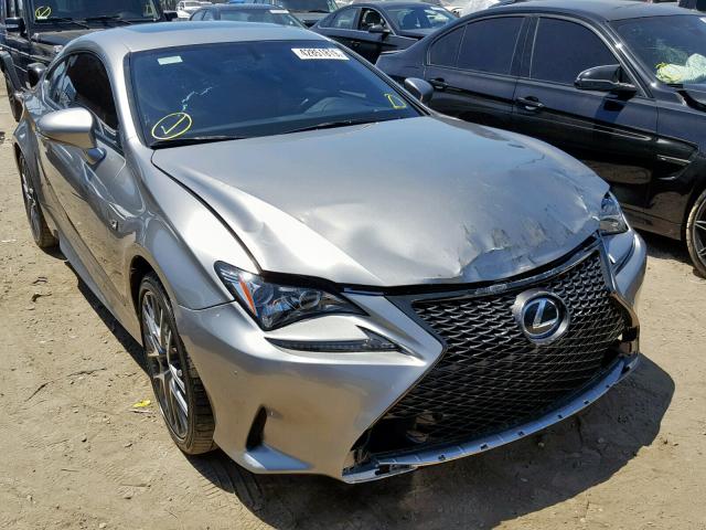 JTHHA5BC8H5004847 - 2017 LEXUS RC 200T GRAY photo 1