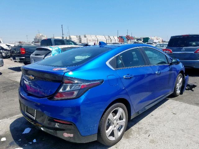 1G1RC6S54JU116668 - 2018 CHEVROLET VOLT LT BLUE photo 4