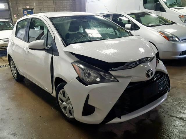 VNKKTUD33JA092140 - 2018 TOYOTA YARIS L WHITE photo 1