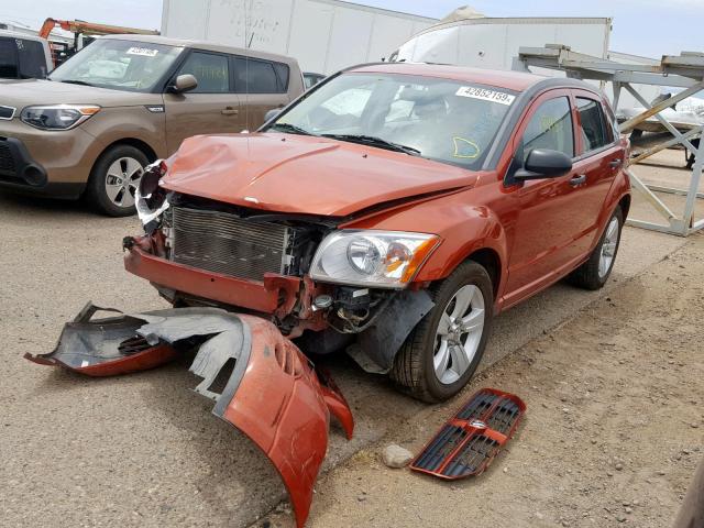 1B3HB28BX7D323409 - 2007 DODGE CALIBER ORANGE photo 2