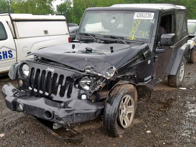 1C4AJWAG2DL666832 - 2013 JEEP WRANGLER S შავი ფოტო 2