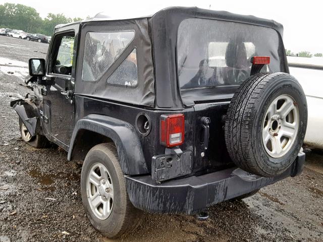 1C4AJWAG2DL666832 - 2013 JEEP WRANGLER S შავი ფოტო 3