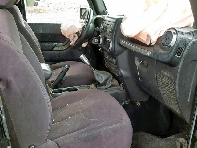 1C4AJWAG2DL666832 - 2013 JEEP WRANGLER S შავი ფოტო 5