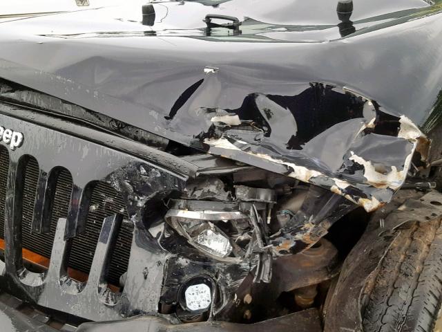 1C4AJWAG2DL666832 - 2013 JEEP WRANGLER S შავი ფოტო 9