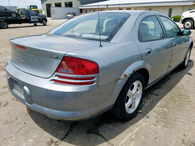 1B3EL46R36N237671 - 2006 DODGE STRATUS SX TEAL photo 4