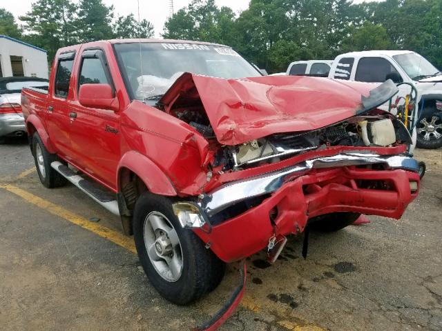 1N6ED27Y8YC306405 - 2000 NISSAN FRONTIER C RED photo 1