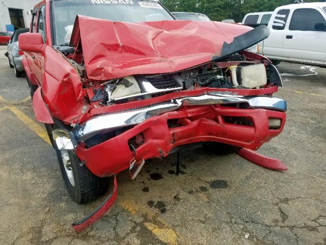 1N6ED27Y8YC306405 - 2000 NISSAN FRONTIER C RED photo 9