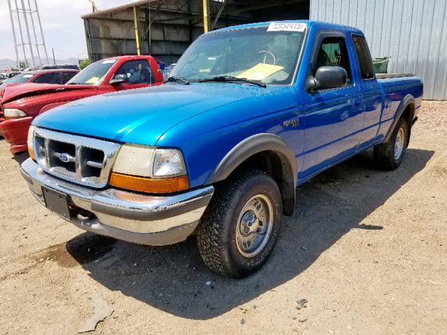 1FTZR15X4WPB07142 - 1998 FORD RANGER SUP BLUE photo 2