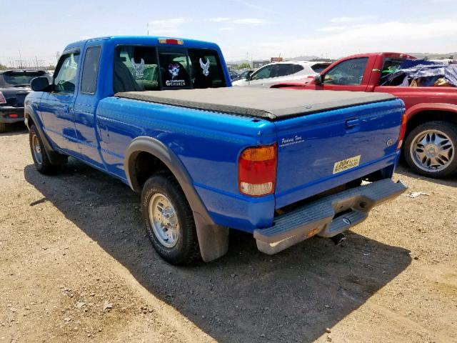 1FTZR15X4WPB07142 - 1998 FORD RANGER SUP BLUE photo 3