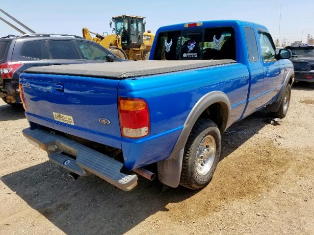 1FTZR15X4WPB07142 - 1998 FORD RANGER SUP BLUE photo 4