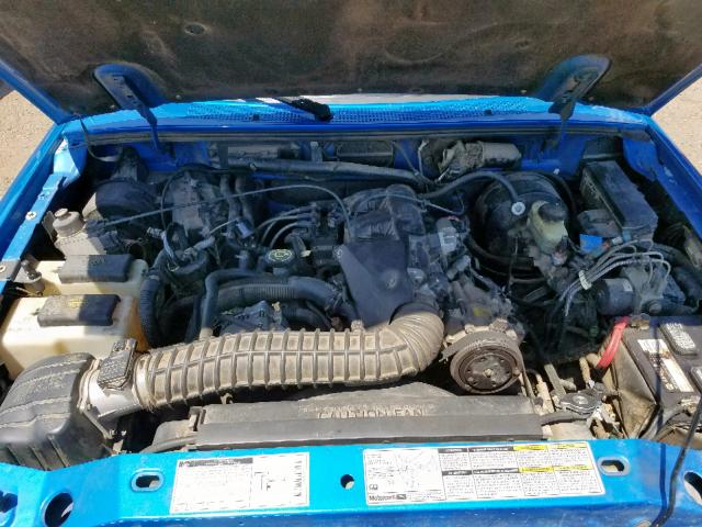 1FTZR15X4WPB07142 - 1998 FORD RANGER SUP BLUE photo 7