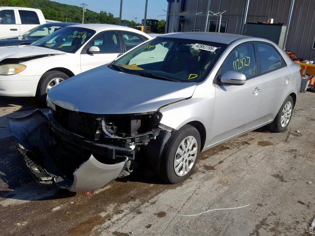 KNAFU4A23C5482568 - 2012 KIA FORTE EX SILVER photo 2