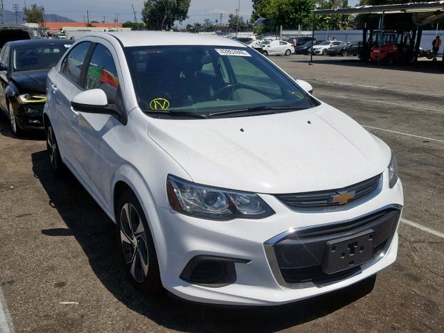 1G1JF5SB2H4146637 - 2017 CHEVROLET SONIC PREM WHITE photo 1