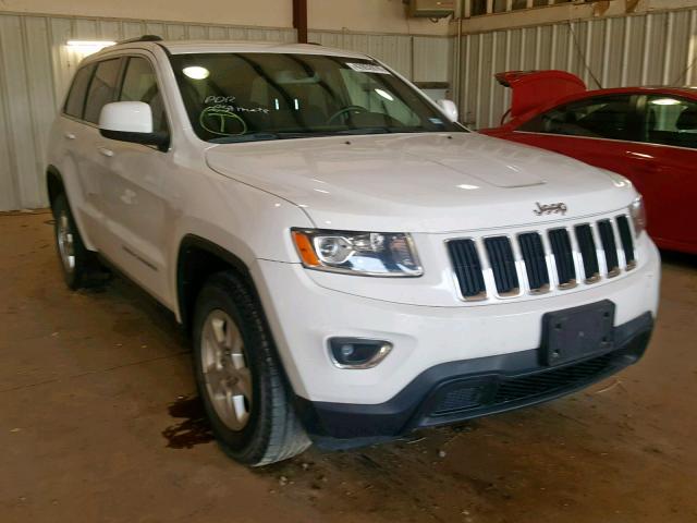 1C4RJEAG6EC555991 - 2014 JEEP GRAND CHER WHITE photo 1