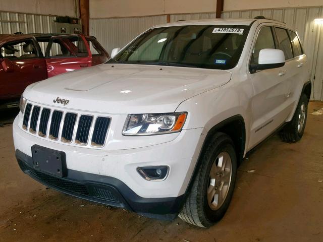 1C4RJEAG6EC555991 - 2014 JEEP GRAND CHER WHITE photo 2