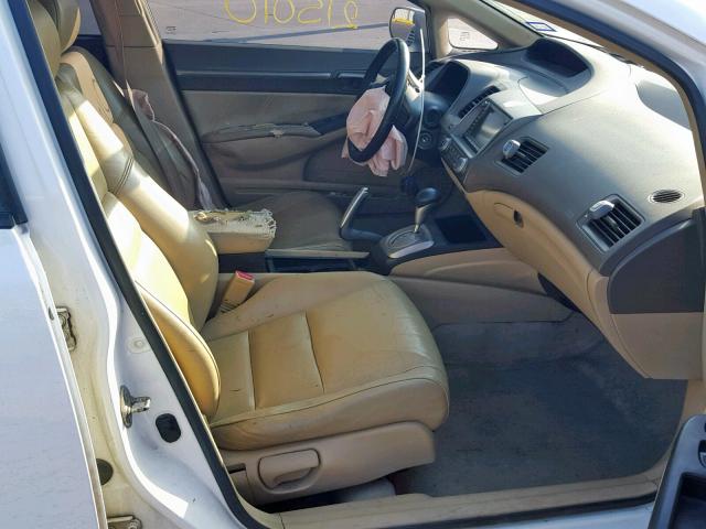 2HGFA16948H505972 - 2008 HONDA CIVIC EXL 白色 照片 5