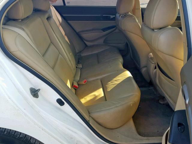 2HGFA16948H505972 - 2008 HONDA CIVIC EXL 白色 照片 6