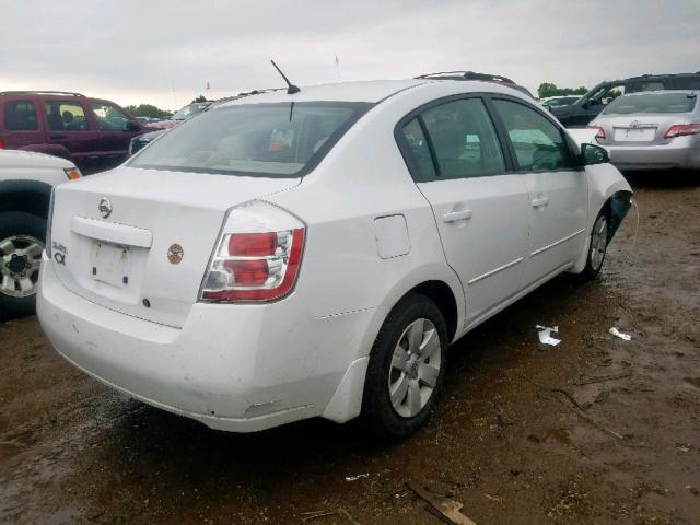 3N1AB61E28L680724 - 2008 NISSAN SENTRA 2.0 WHITE photo 4