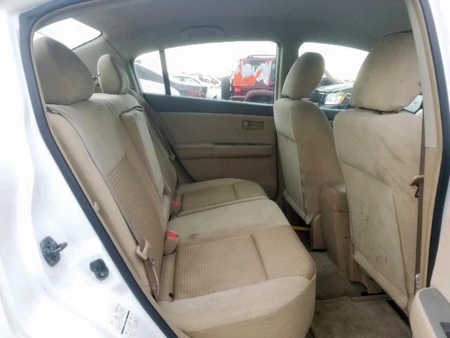 3N1AB61E28L680724 - 2008 NISSAN SENTRA 2.0 WHITE photo 6