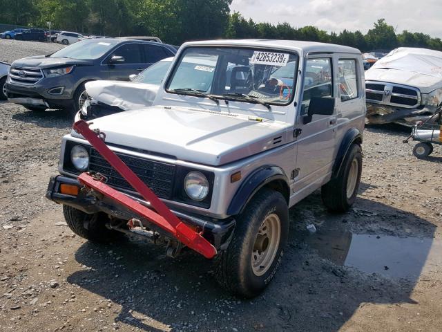 JS3JC51V1H4125064 - 1987 SUZUKI SAMURAI SILVER photo 2