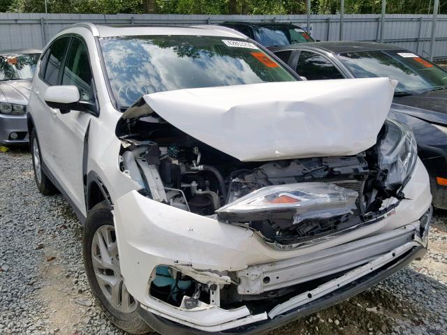 5J6RM4H79FL087886 - 2015 HONDA CR-V EXL WHITE photo 1