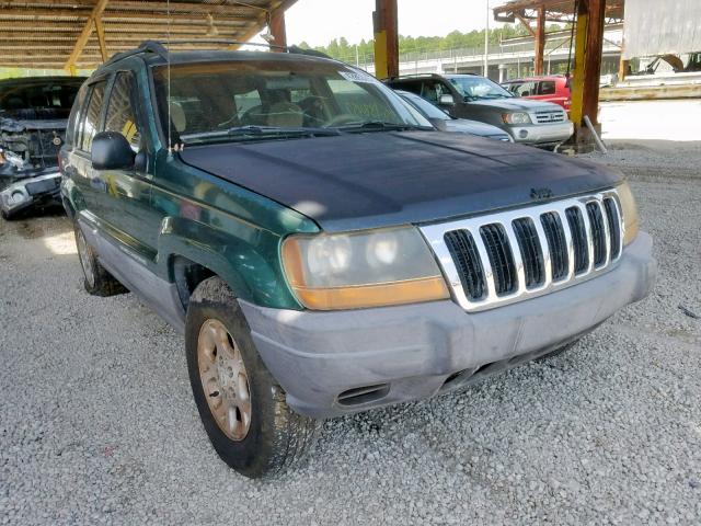 1J4GW58S4XC502450 - 1999 JEEP GRAND CHER GREEN photo 1