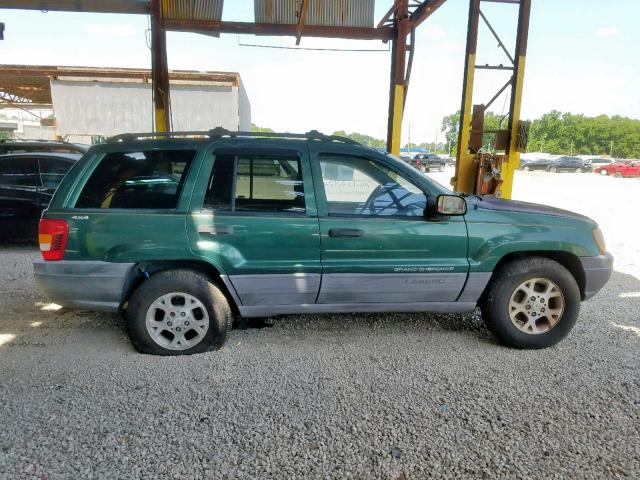 1J4GW58S4XC502450 - 1999 JEEP GRAND CHER GREEN photo 9