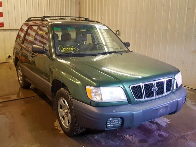 JF1SF63592H703687 - 2002 SUBARU FORESTER L GREEN photo 1