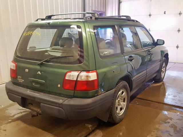 JF1SF63592H703687 - 2002 SUBARU FORESTER L GREEN photo 4