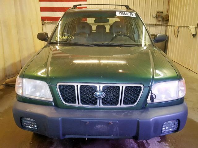 JF1SF63592H703687 - 2002 SUBARU FORESTER L GREEN photo 9