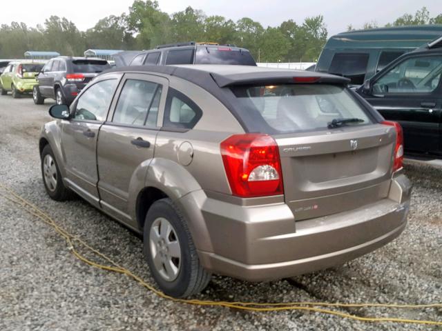 1B3HB28B68D585882 - 2008 DODGE CALIBER GOLD photo 3