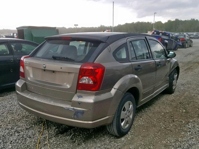 1B3HB28B68D585882 - 2008 DODGE CALIBER GOLD photo 4