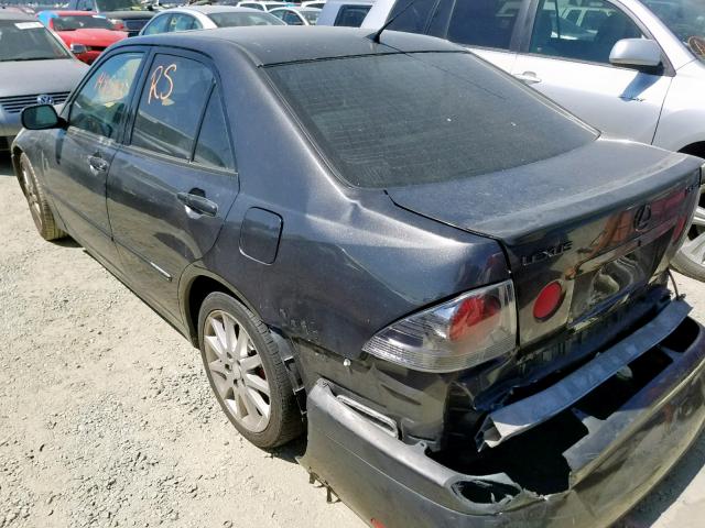 JTHBD192930079890 - 2003 LEXUS IS 300 GRAY photo 3