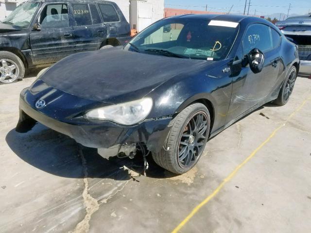 JF1ZNAA17D2714732 - 2013 TOYOTA SCION FR-S BLACK photo 2