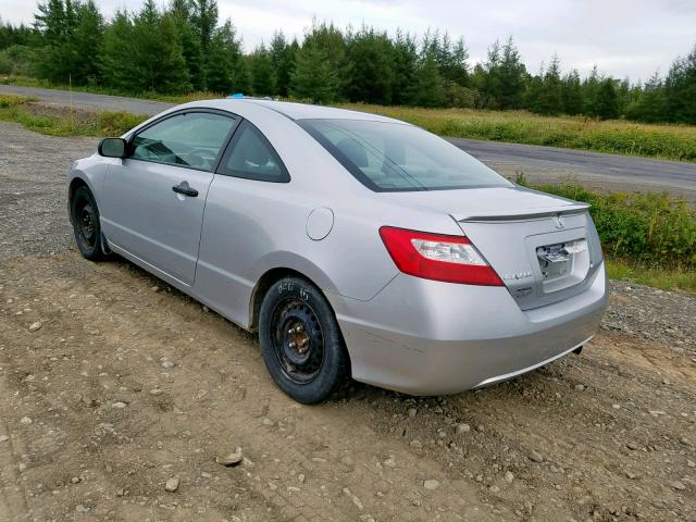 2HGFG112X7H013955 - 2007 HONDA CIVIC DX SILVER photo 3