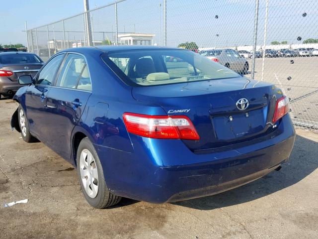 JTNBE46KX73097710 - 2007 TOYOTA CAMRY NEW BLUE photo 3