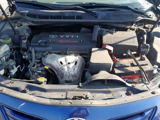 JTNBE46KX73097710 - 2007 TOYOTA CAMRY NEW BLUE photo 7