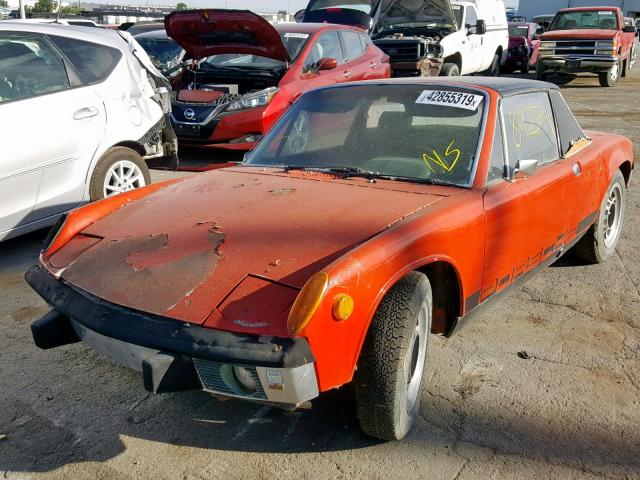 4732914396 - 1973 PORSCHE 914 ORANGE photo 2