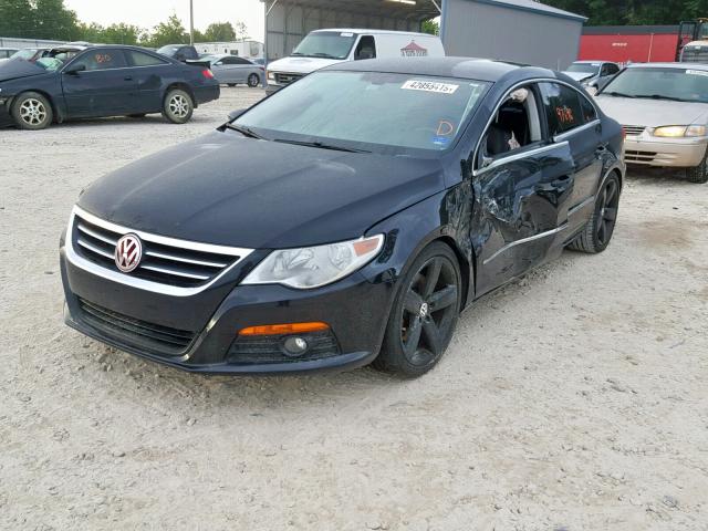 WVWHN7AN0CE523453 - 2012 VOLKSWAGEN CC LUXURY BLACK photo 2