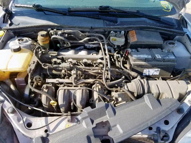 1FAFP34N85W130700 - 2005 FORD FOCUS ZX4 SILVER photo 7