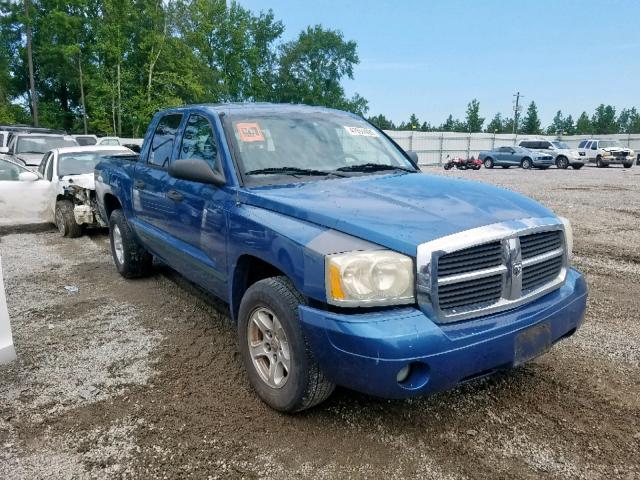 1D7HE48N85S261860 - 2005 DODGE DAKOTA QUA BLUE photo 1